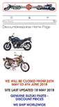 Mobile Screenshot of discountbikespares.co.uk